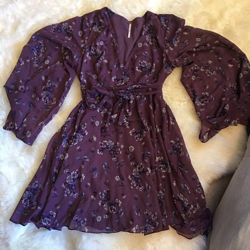 Free People Bell Sleeved Dress
